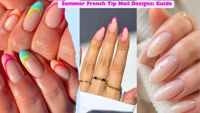 Summer French Tip Nail Designs
