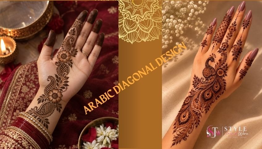 Arabic diagonal Design